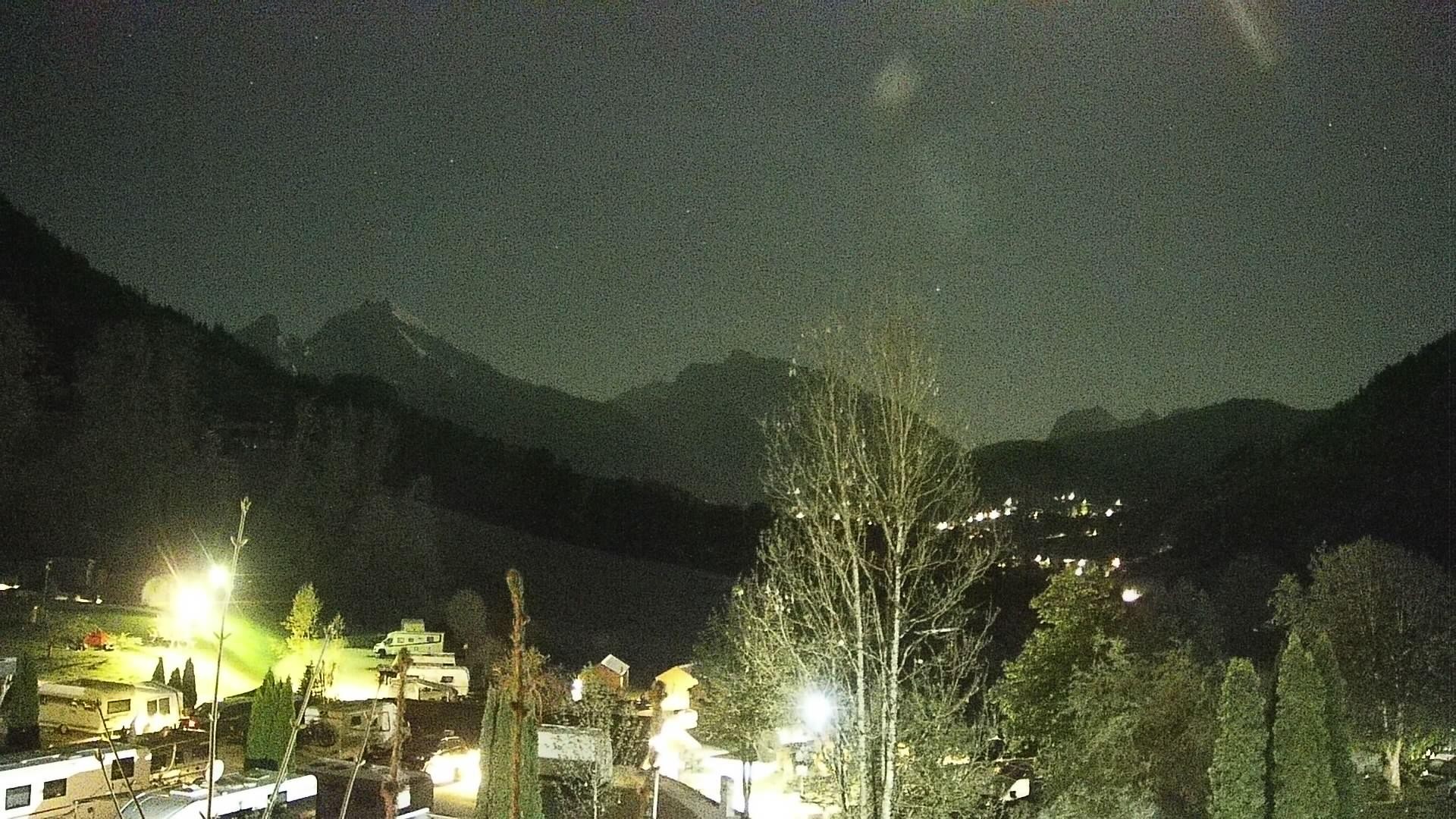 Archived image Webcam Berchtesgaden: Camping Site Allweglehen