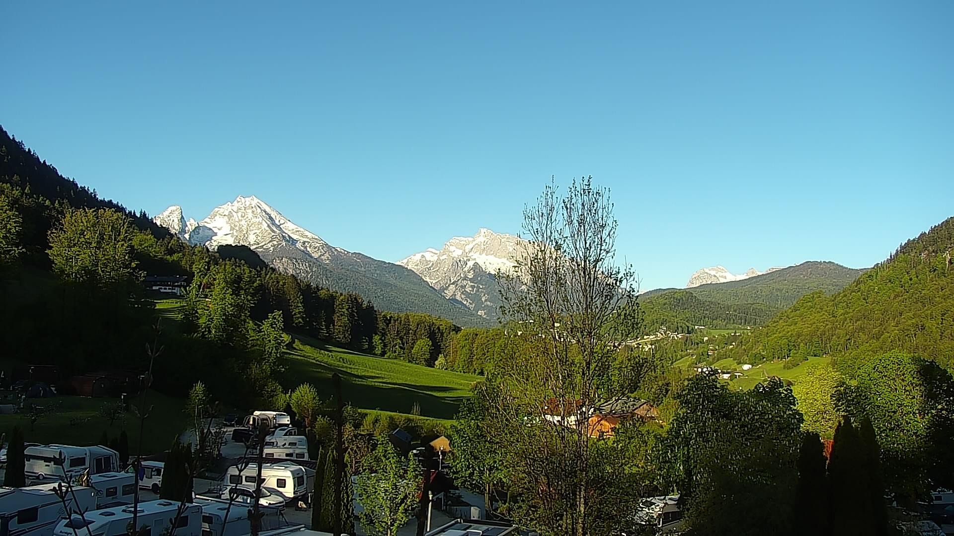 Archiv Foto Webcam Campingplatz Allweglehen bei Berchtesgaden