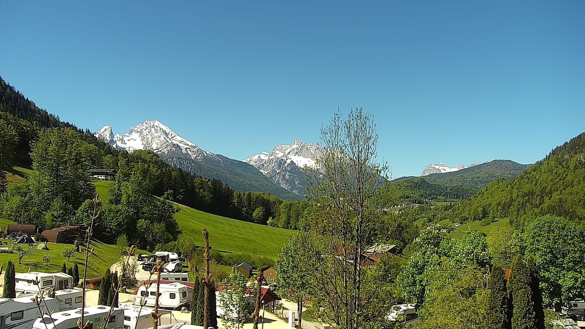 Archiv Foto Webcam Campingplatz Allweglehen bei Berchtesgaden
