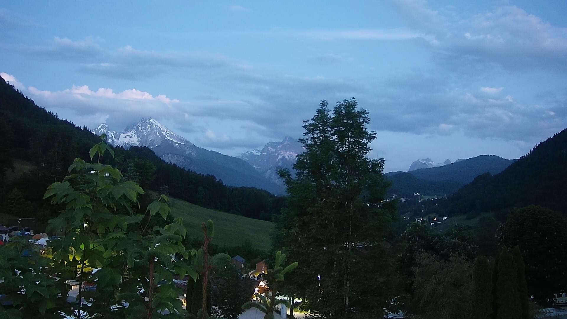 Archived image Webcam Berchtesgaden: Camping Site Allweglehen