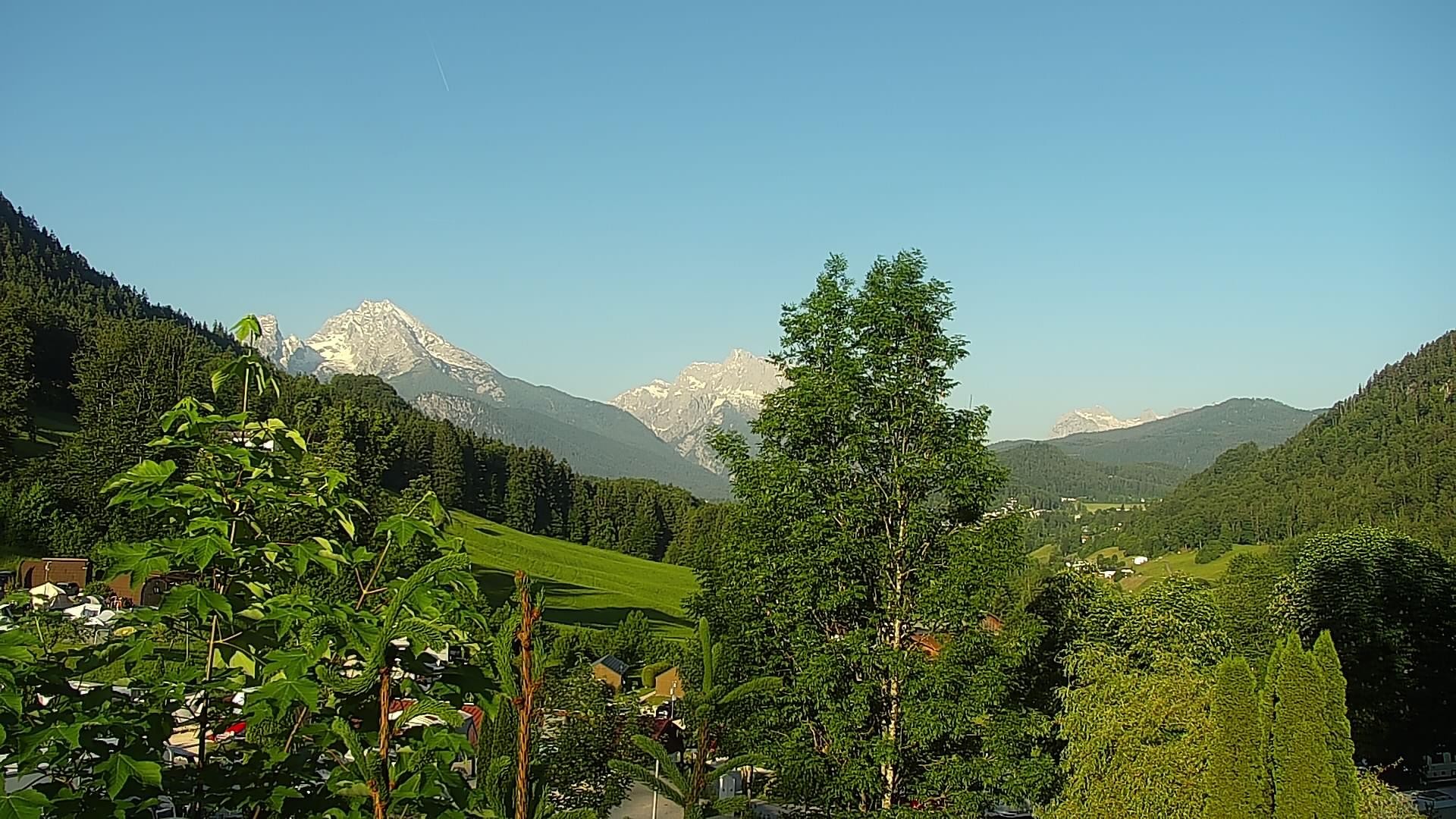 Archiv Foto Webcam Campingplatz Allweglehen bei Berchtesgaden