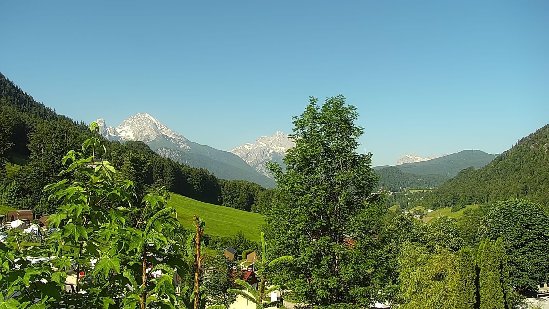 Archiv Foto Webcam Campingplatz Allweglehen bei Berchtesgaden
