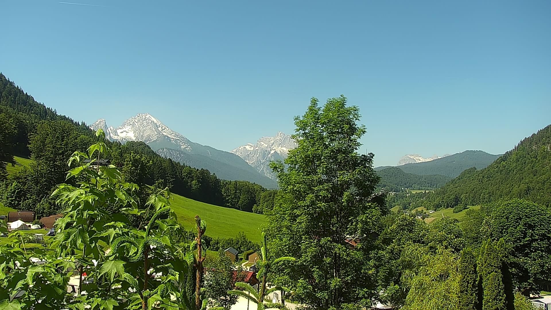 Archiv Foto Webcam Campingplatz Allweglehen bei Berchtesgaden