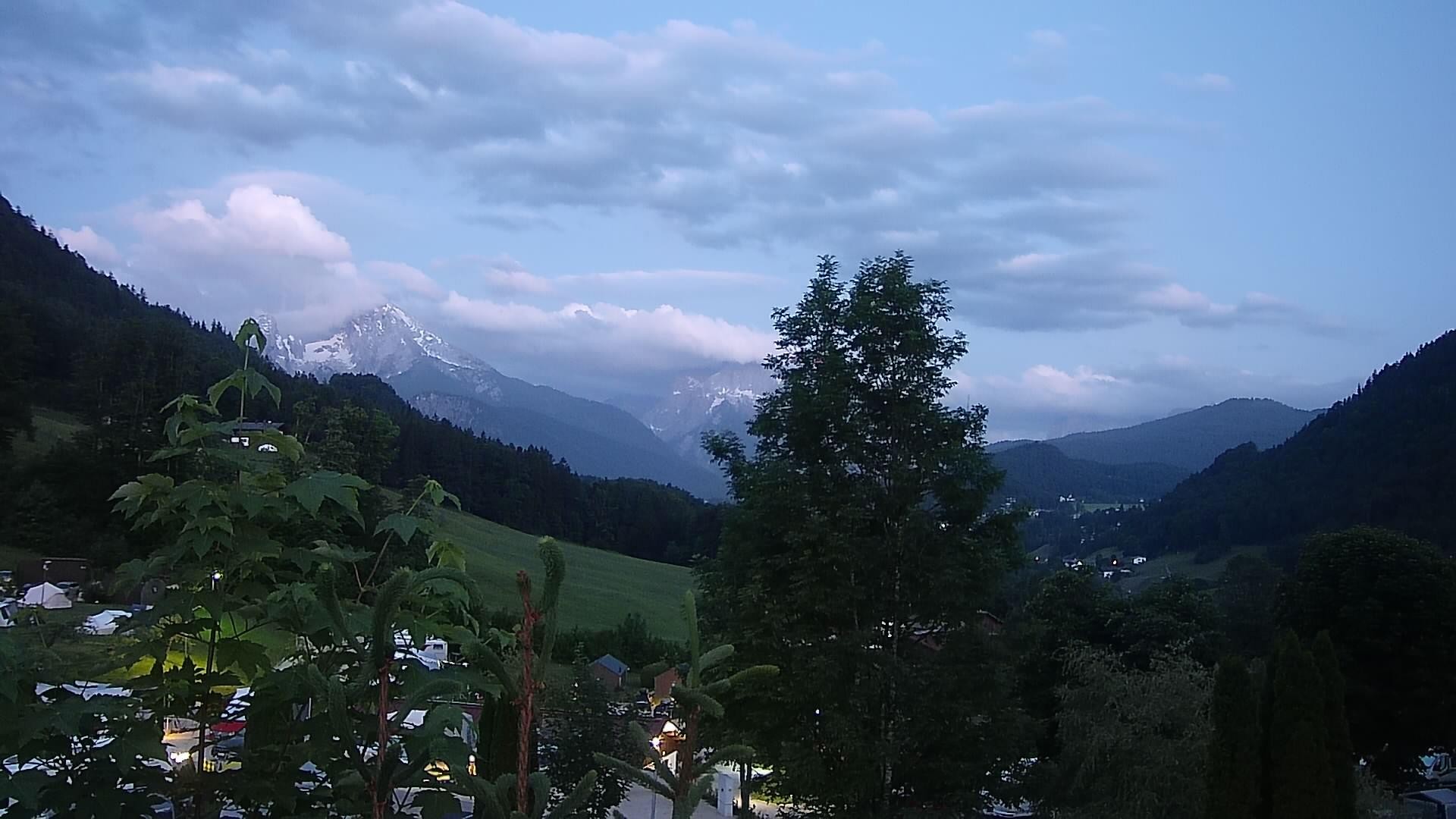 Archived image Webcam Berchtesgaden: Camping Site Allweglehen