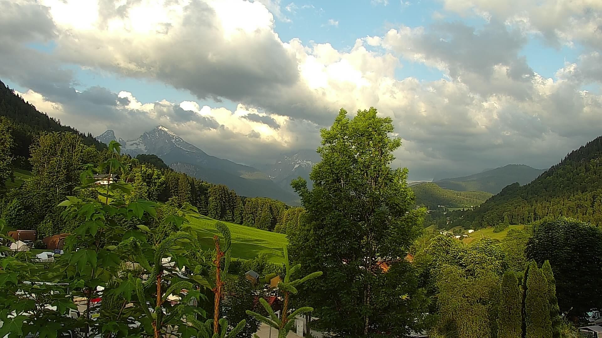 Archived image Webcam Berchtesgaden: Camping Site Allweglehen