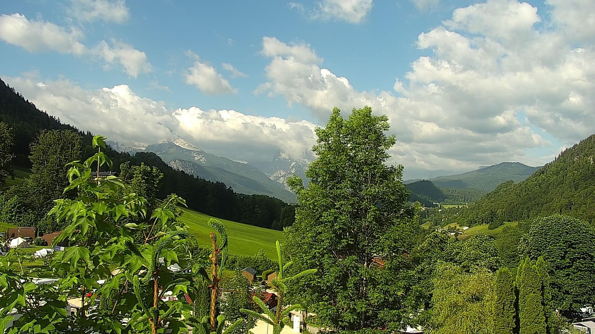 Archiv Foto Webcam Campingplatz Allweglehen bei Berchtesgaden