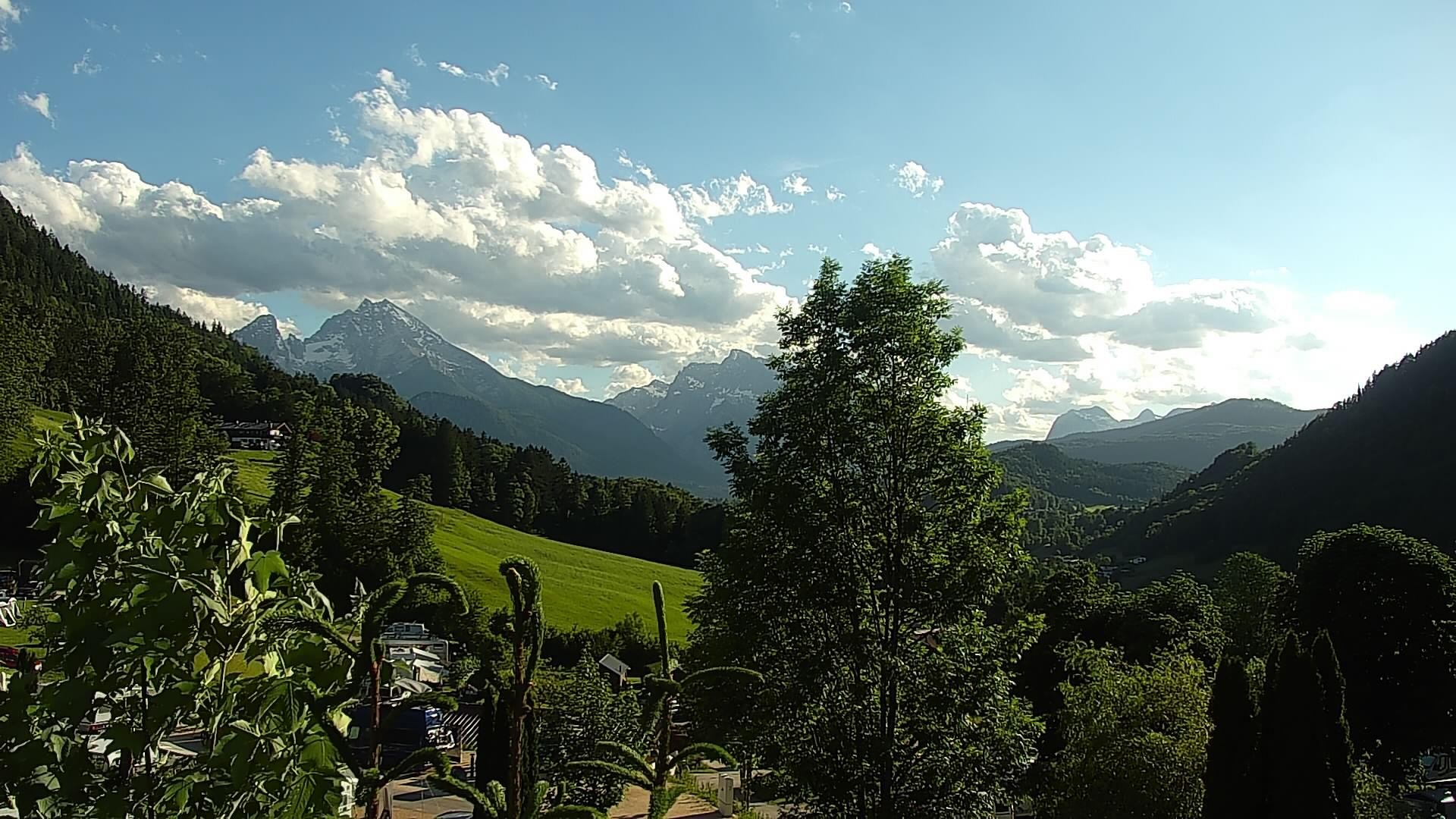 Archived image Webcam Berchtesgaden: Camping Site Allweglehen