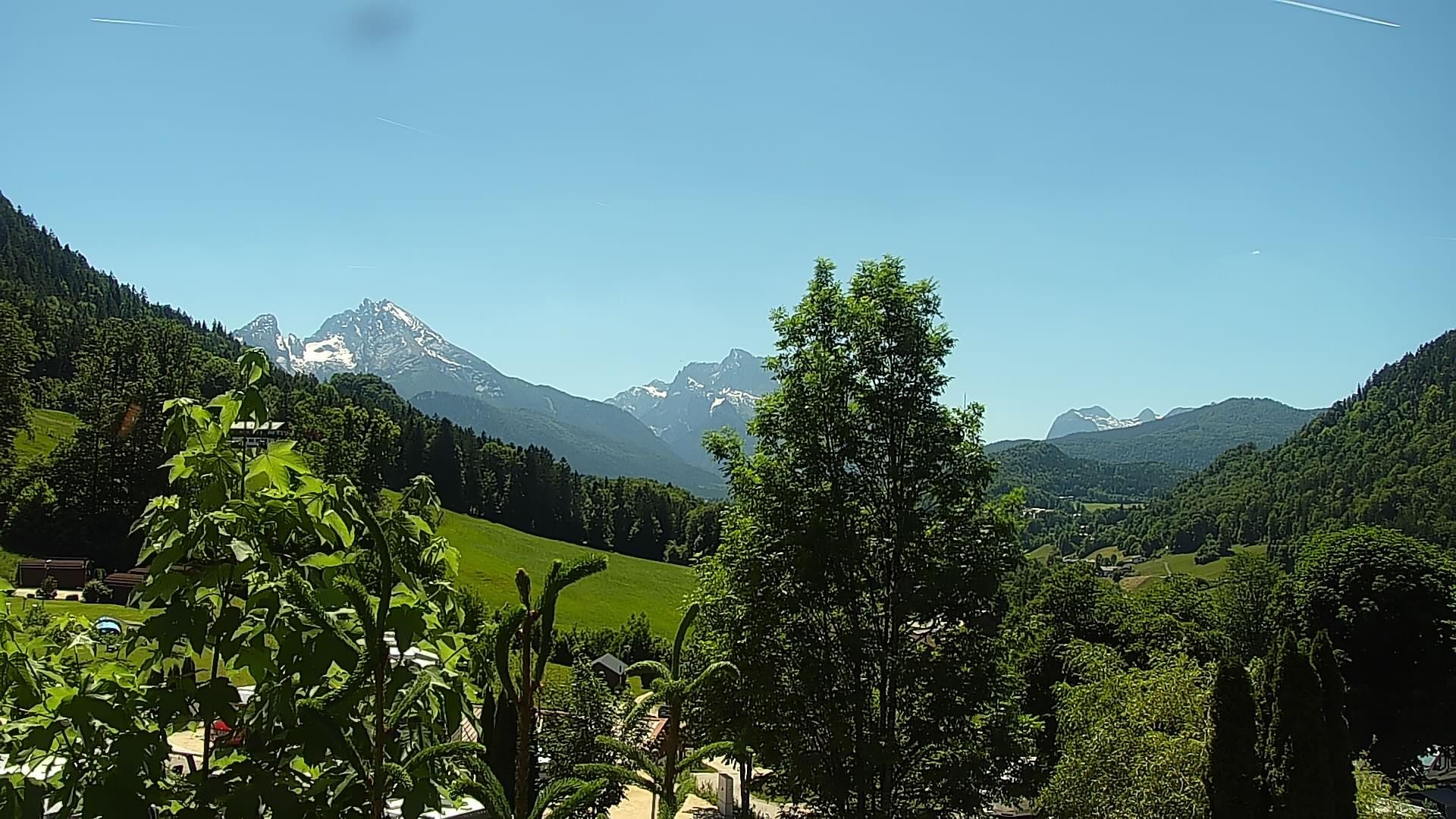Archived image Webcam Berchtesgaden: Camping Site Allweglehen