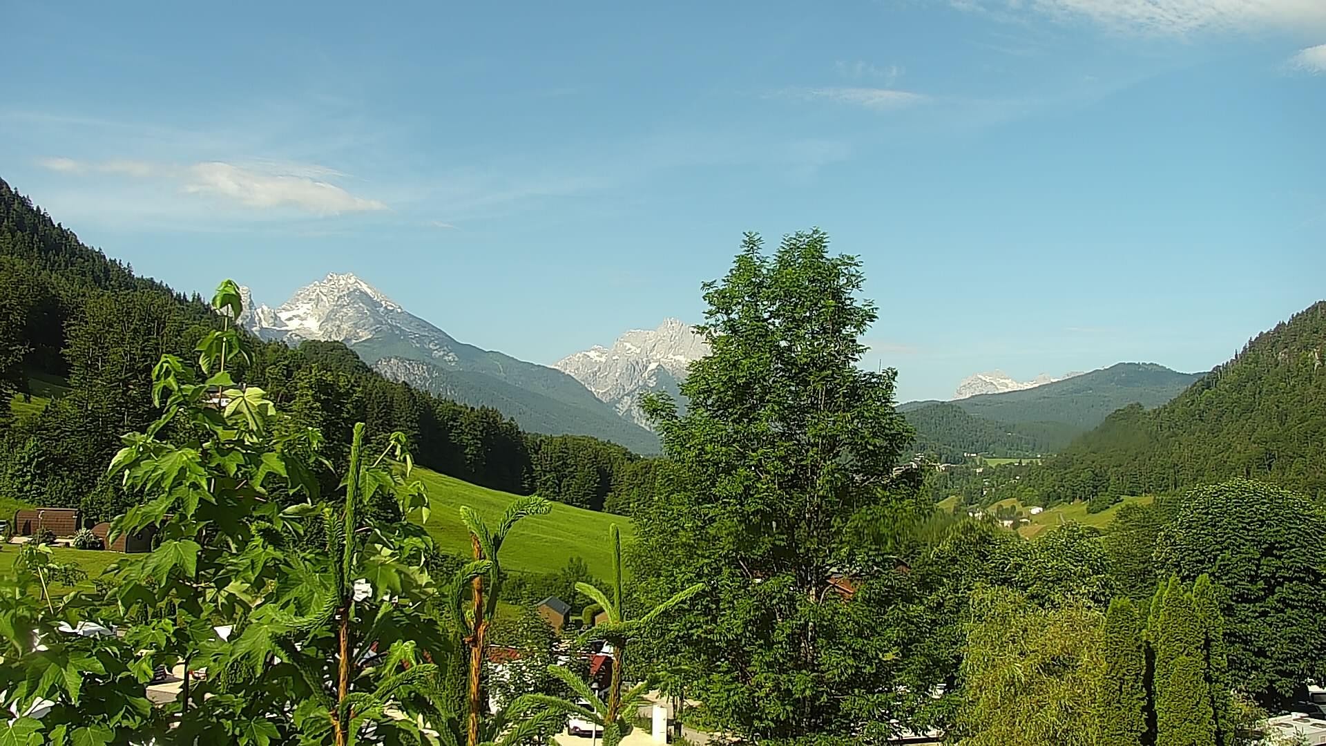Archived image Webcam Berchtesgaden: Camping Site Allweglehen