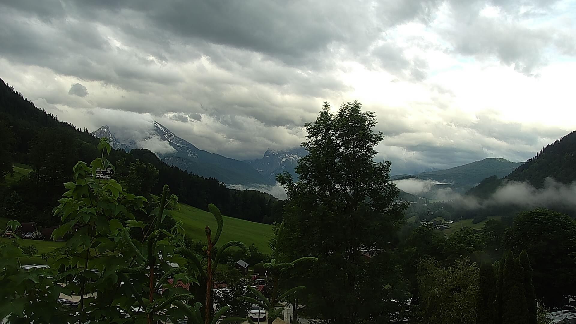 Archived image Webcam Berchtesgaden: Camping Site Allweglehen