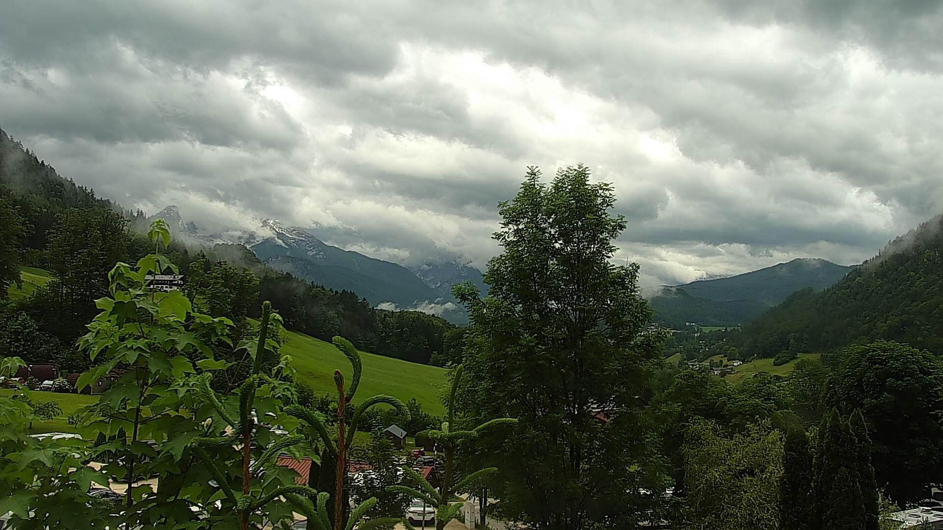 Archived image Webcam Berchtesgaden: Camping Site Allweglehen