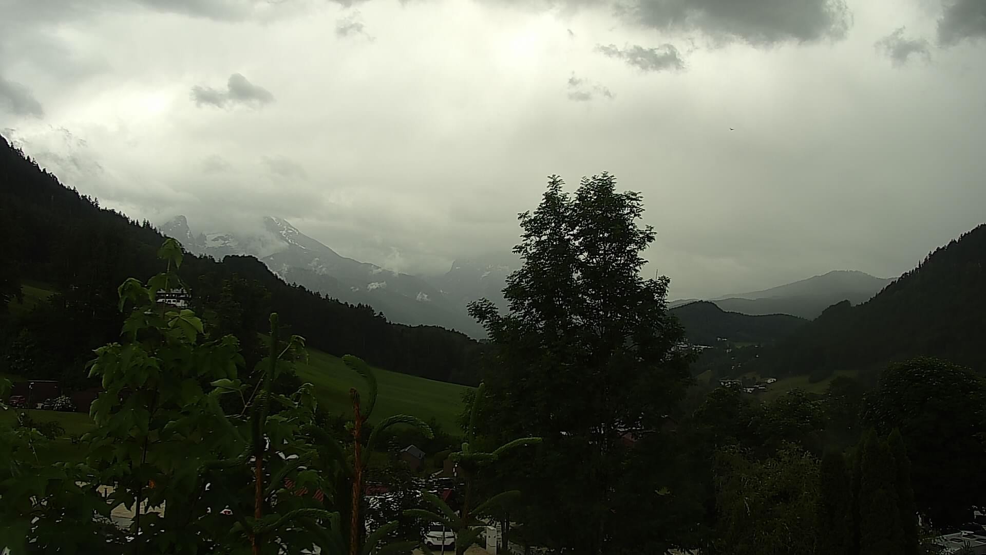 Archived image Webcam Berchtesgaden: Camping Site Allweglehen