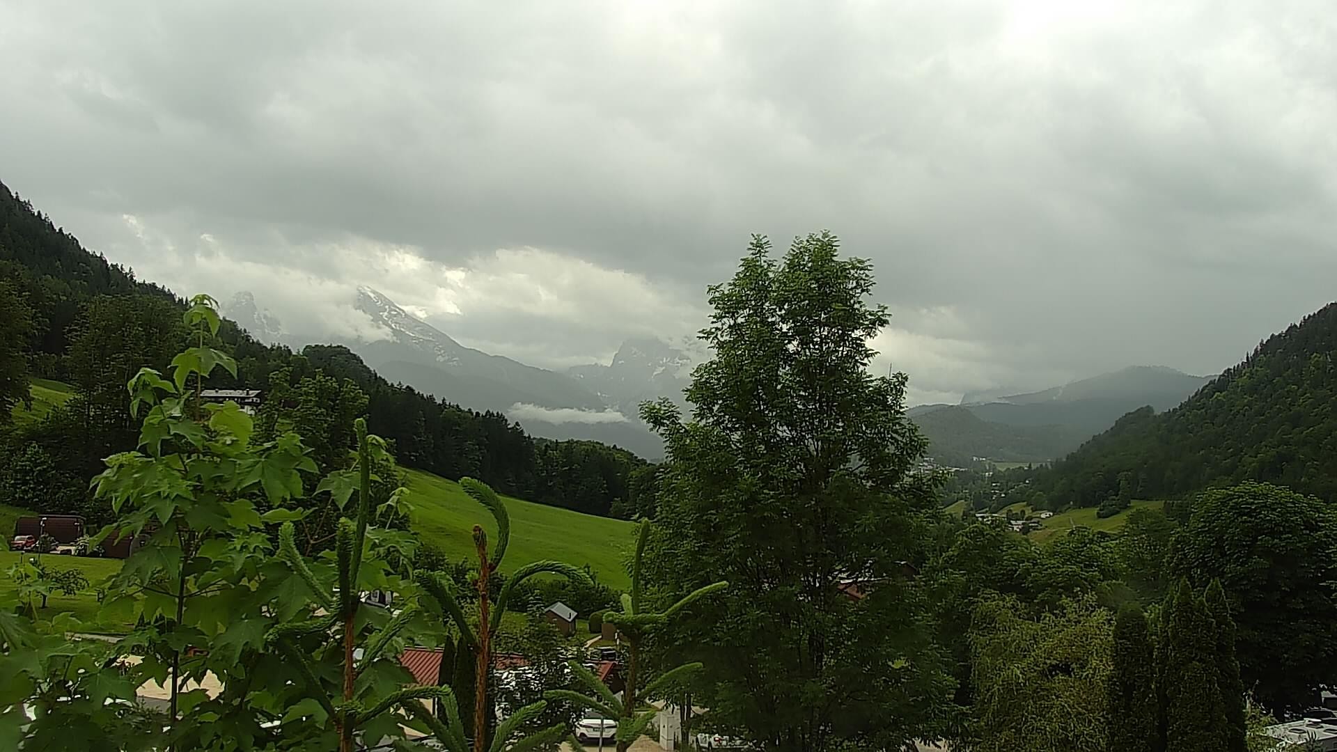 Archived image Webcam Berchtesgaden: Camping Site Allweglehen