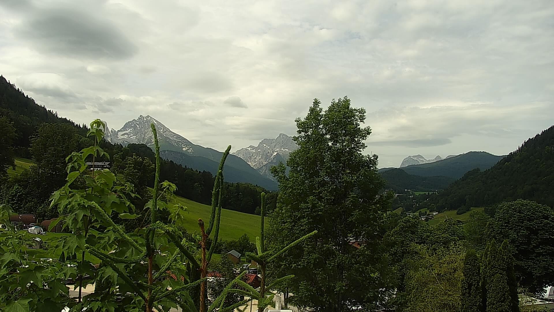 Archived image Webcam Berchtesgaden: Camping Site Allweglehen