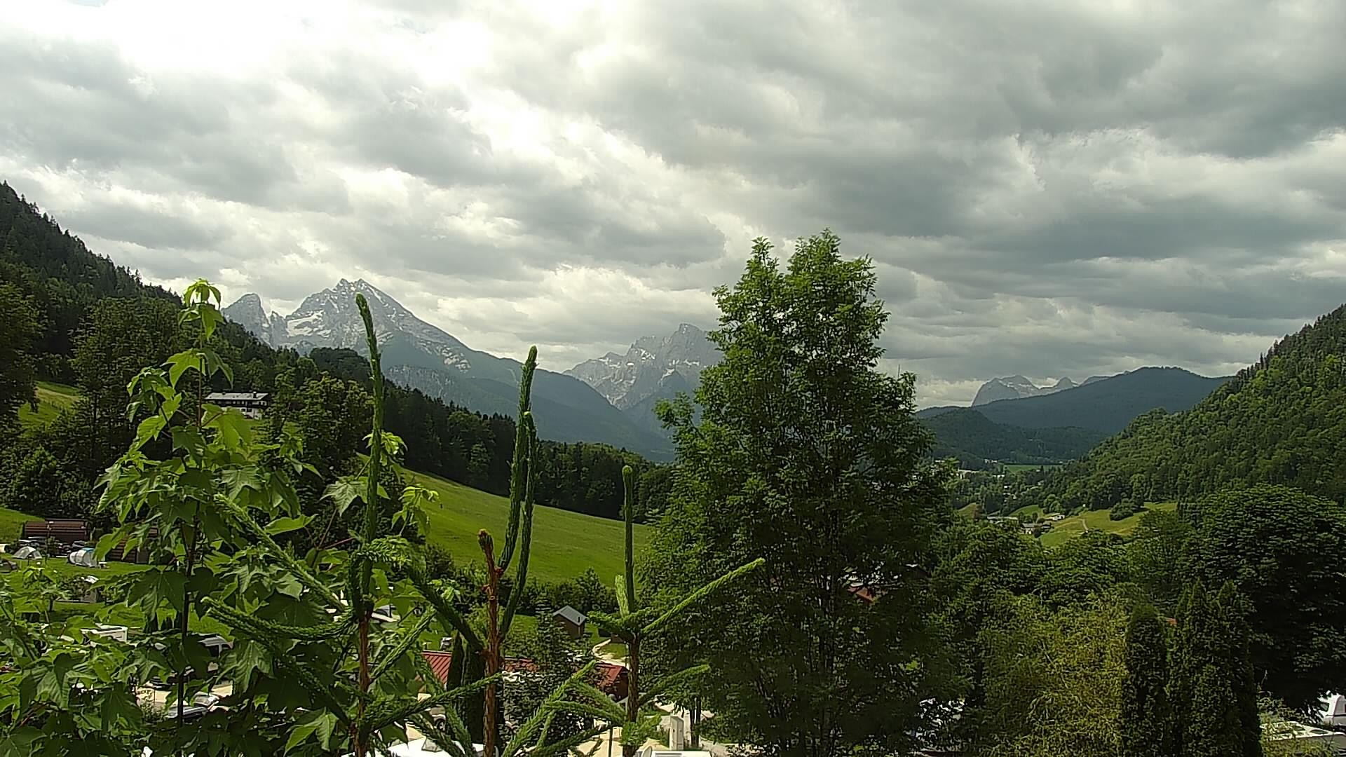 Archived image Webcam Berchtesgaden: Camping Site Allweglehen