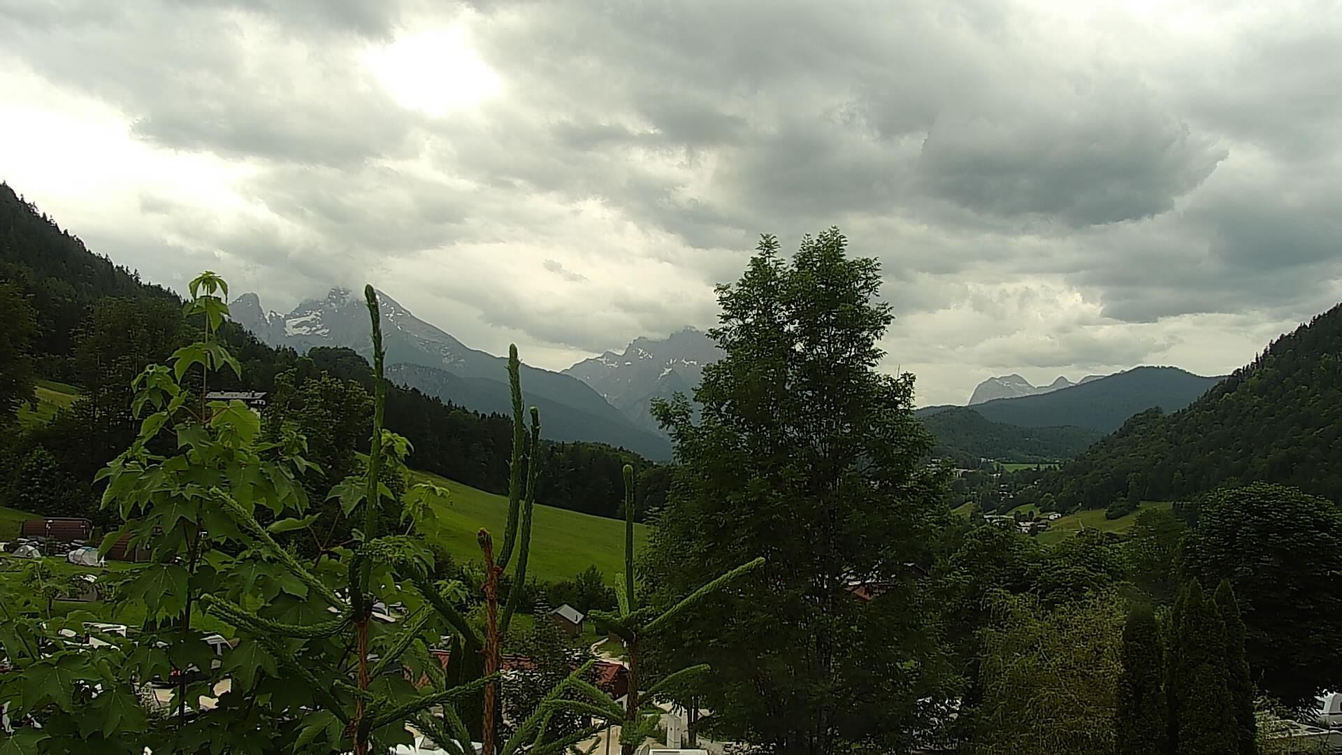 Archived image Webcam Berchtesgaden: Camping Site Allweglehen