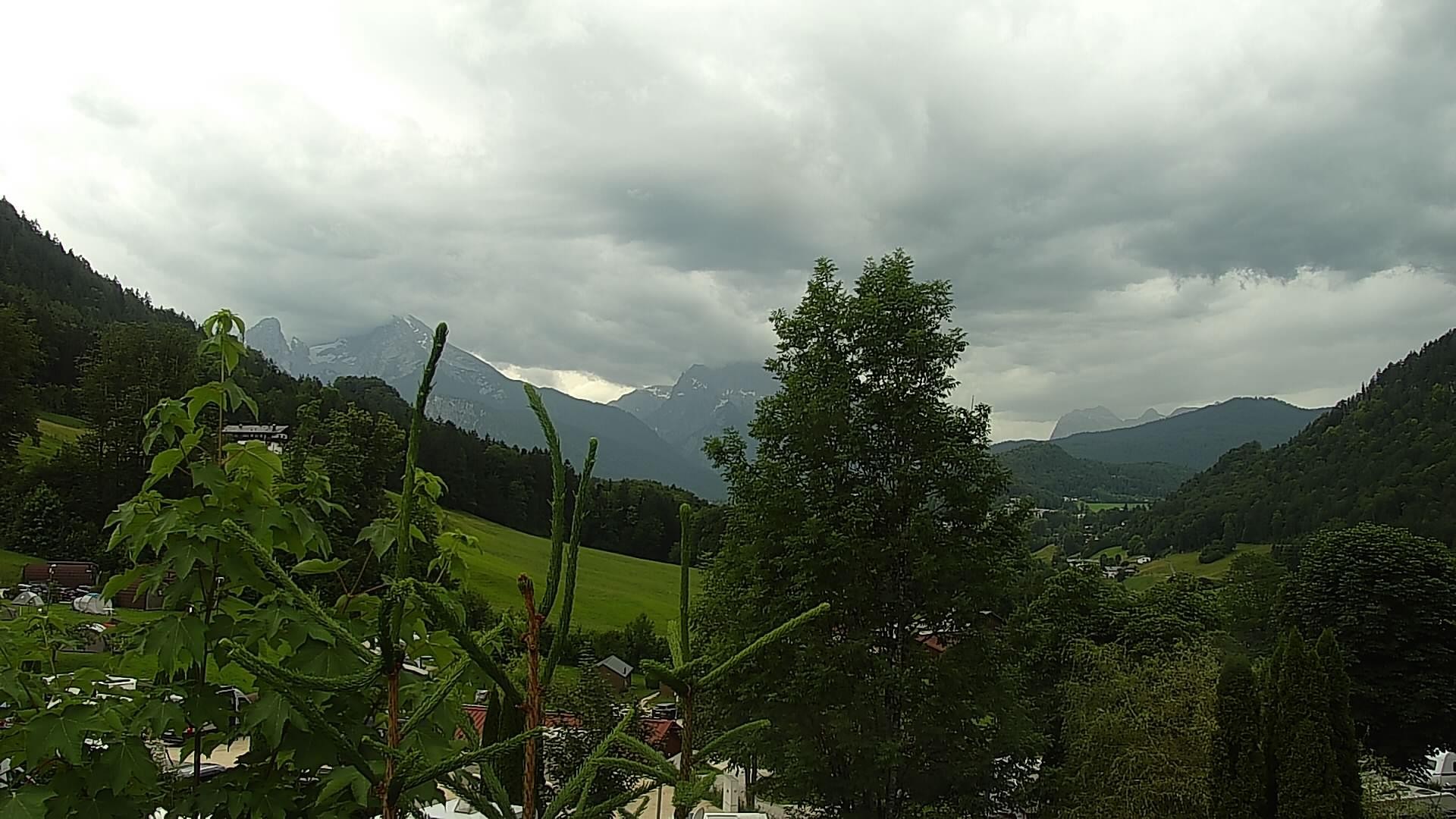 Archived image Webcam Berchtesgaden: Camping Site Allweglehen