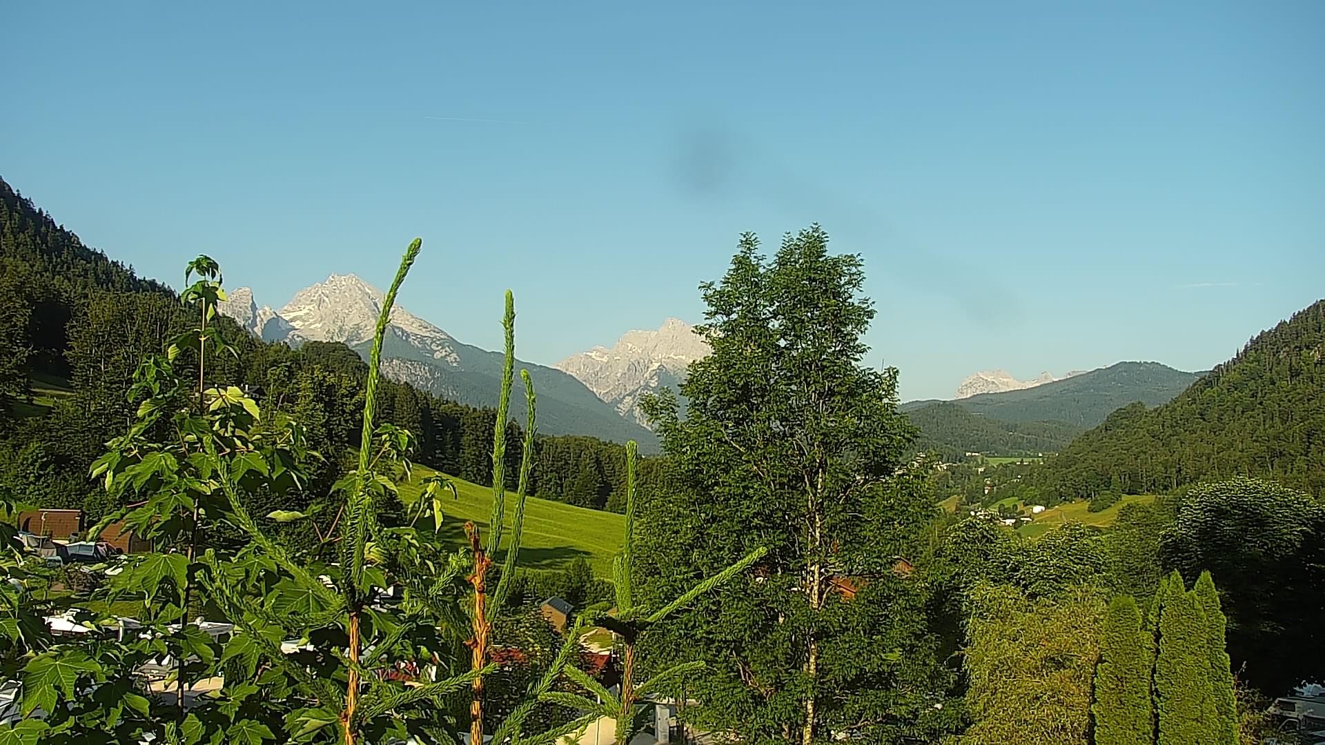 Archiv Foto Webcam Campingplatz Allweglehen bei Berchtesgaden