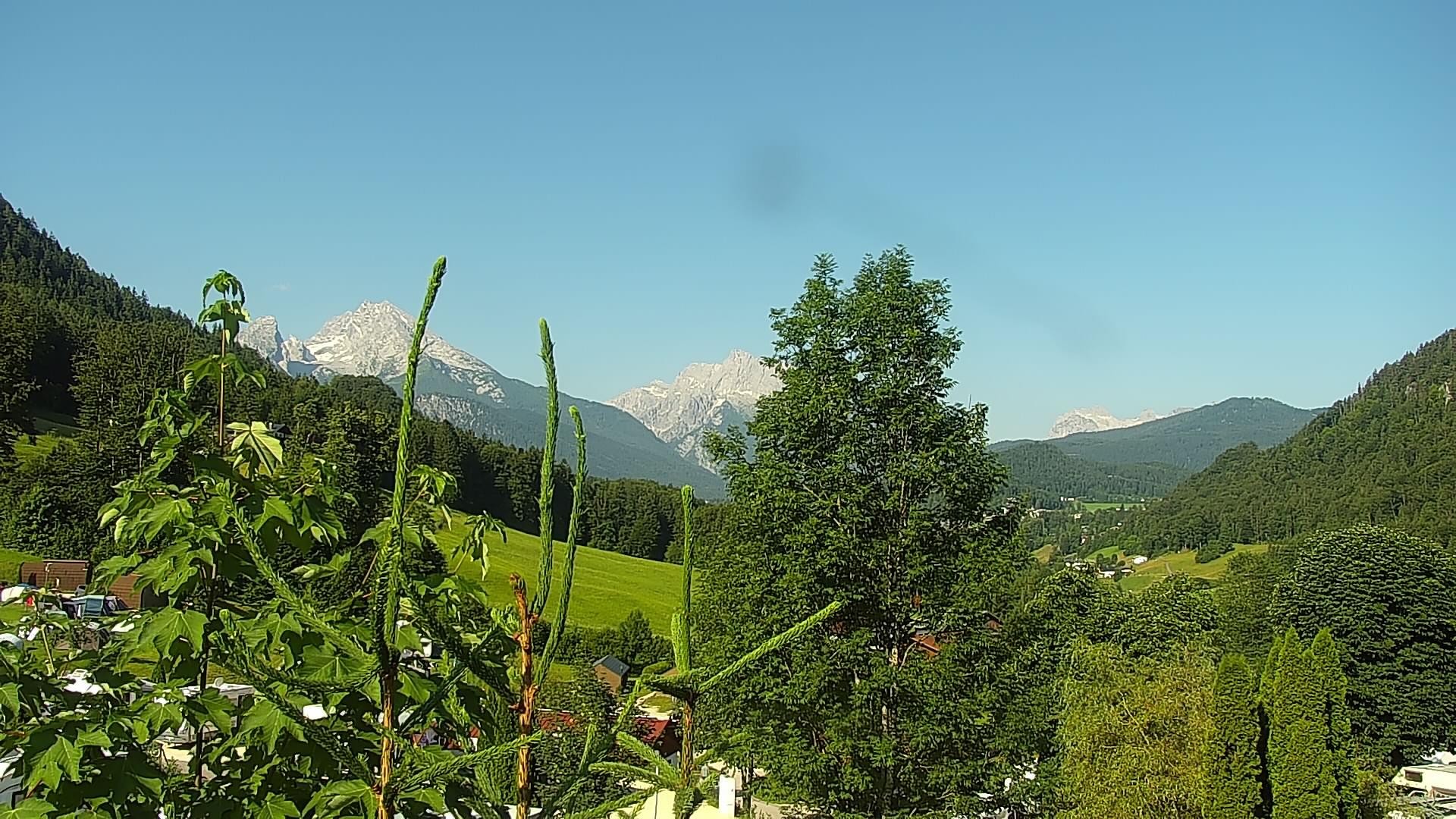 Archiv Foto Webcam Campingplatz Allweglehen bei Berchtesgaden