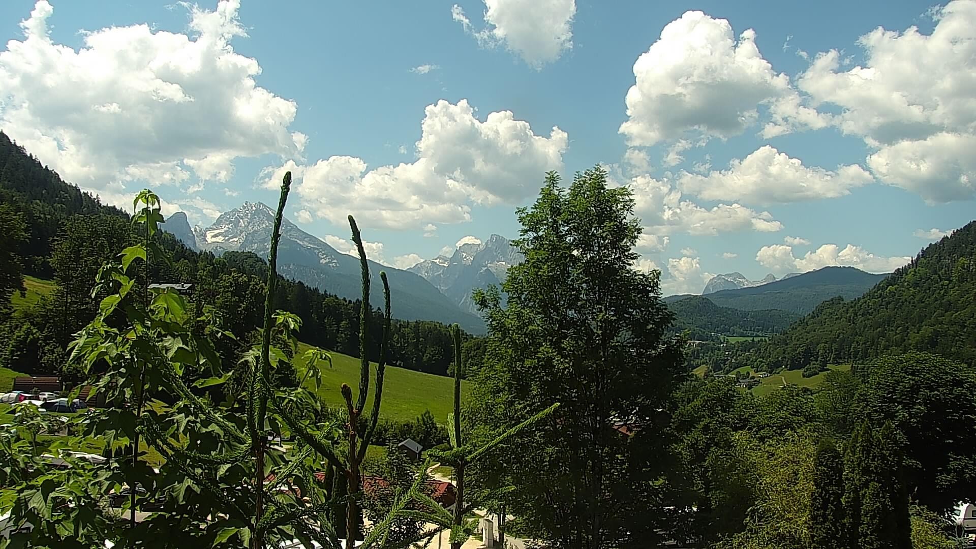 Archived image Webcam Berchtesgaden: Camping Site Allweglehen