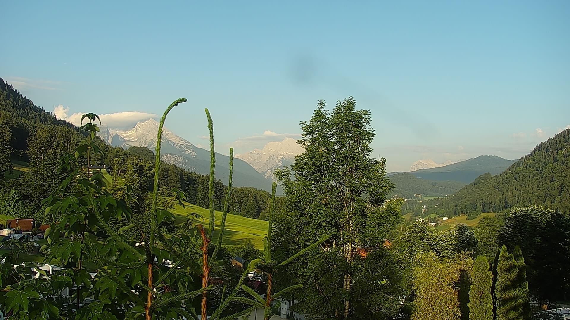 Archiv Foto Webcam Campingplatz Allweglehen bei Berchtesgaden