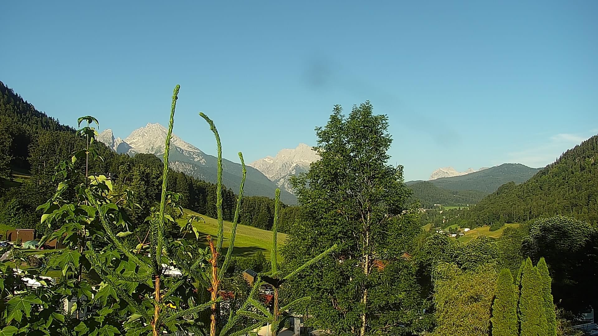 Archiv Foto Webcam Campingplatz Allweglehen bei Berchtesgaden