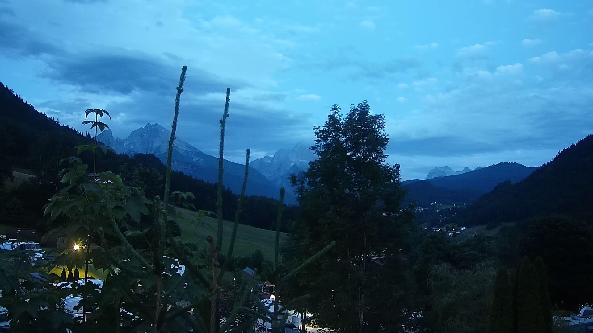 Archived image Webcam Berchtesgaden: Camping Site Allweglehen