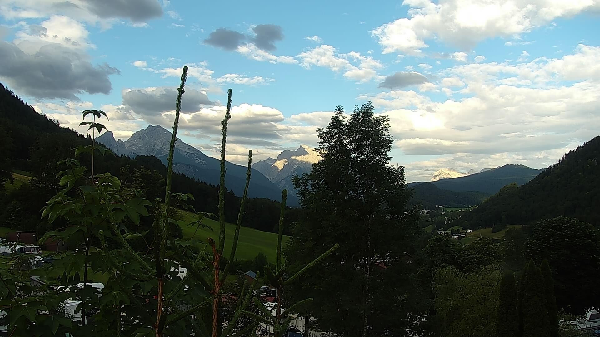 Archived image Webcam Berchtesgaden: Camping Site Allweglehen