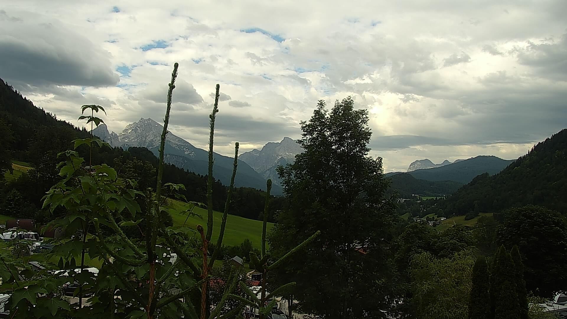 Archived image Webcam Berchtesgaden: Camping Site Allweglehen
