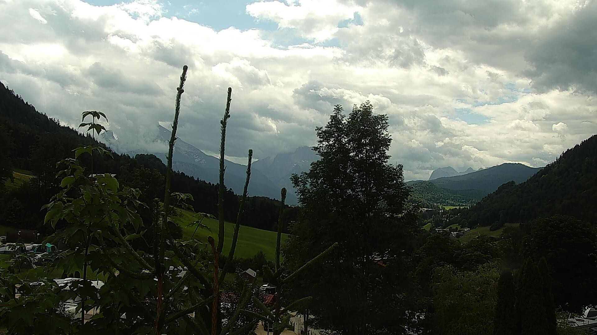 Archived image Webcam Berchtesgaden: Camping Site Allweglehen