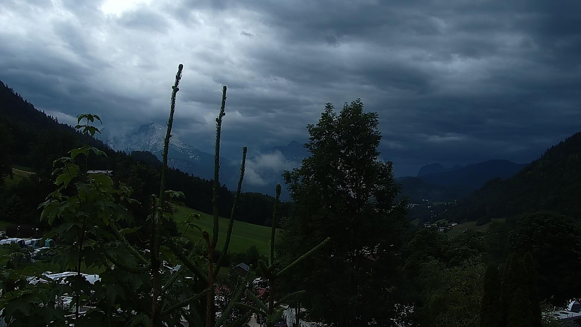 Archived image Webcam Berchtesgaden: Camping Site Allweglehen