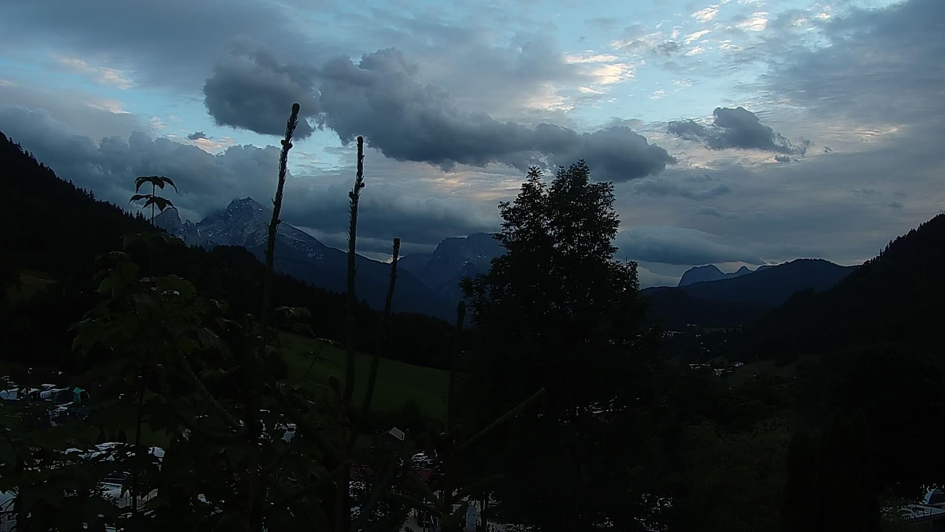 Archived image Webcam Berchtesgaden: Camping Site Allweglehen