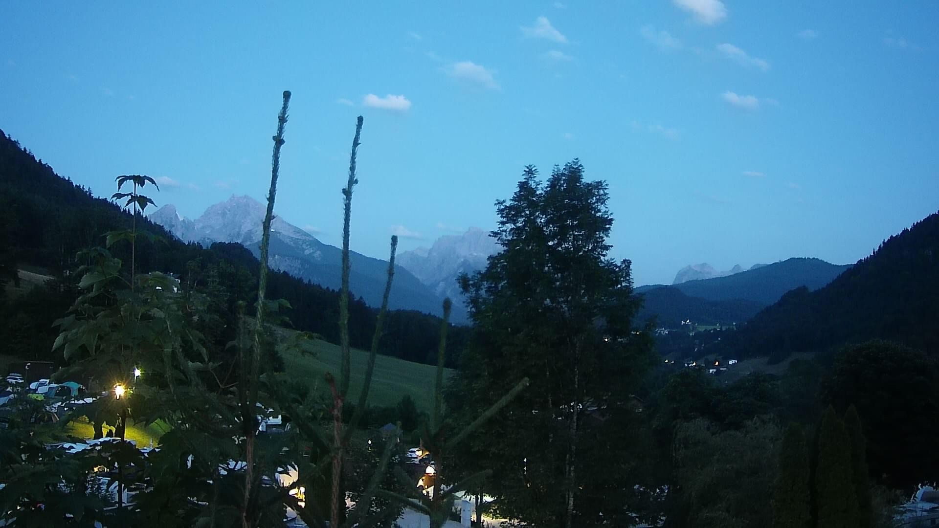Archived image Webcam Berchtesgaden: Camping Site Allweglehen