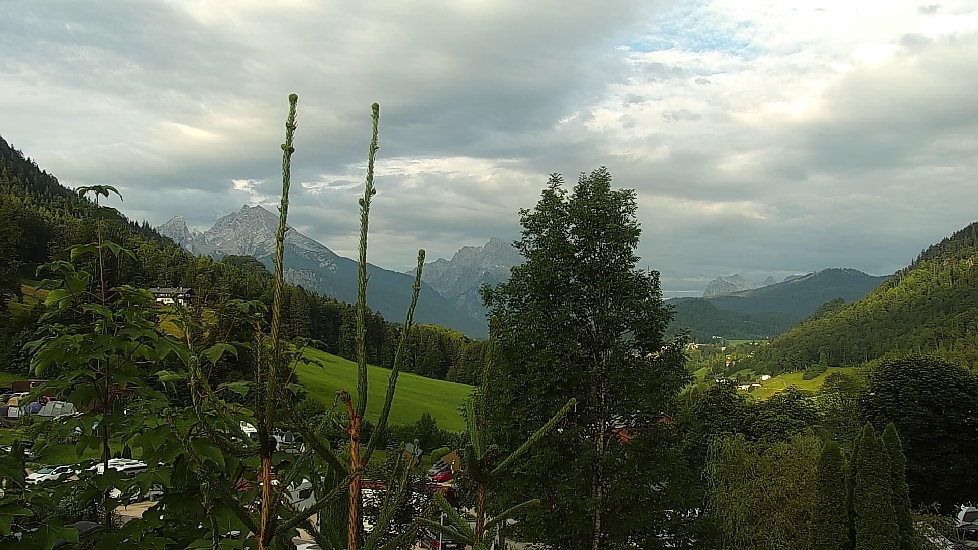 Archived image Webcam Berchtesgaden: Camping Site Allweglehen