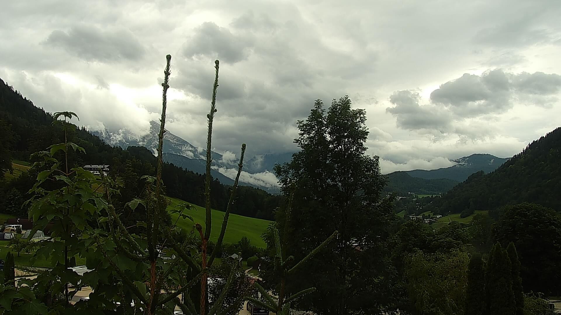 Archived image Webcam Berchtesgaden: Camping Site Allweglehen
