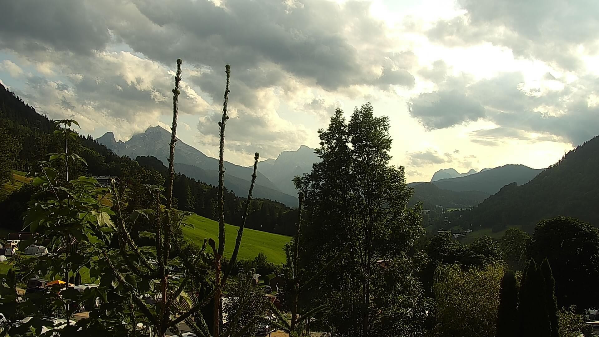 Archived image Webcam Berchtesgaden: Camping Site Allweglehen