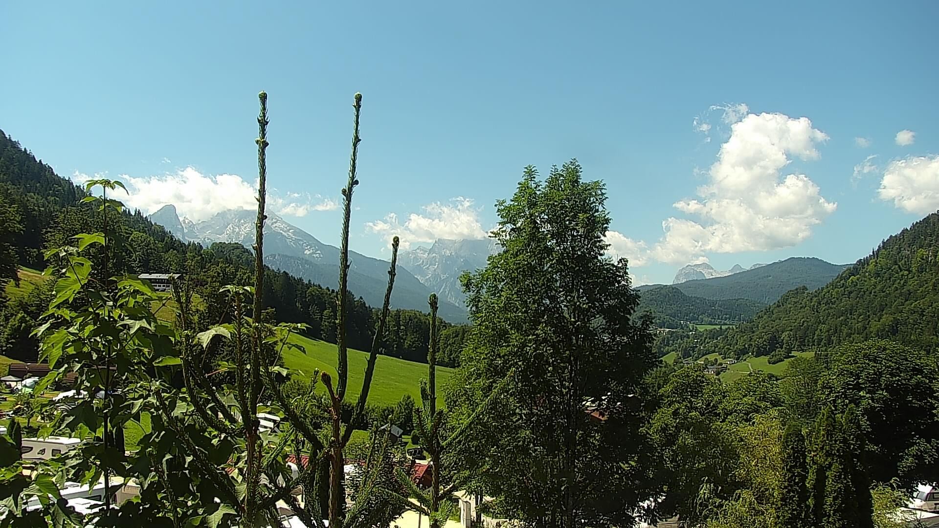 Archiv Foto Webcam Campingplatz Allweglehen bei Berchtesgaden