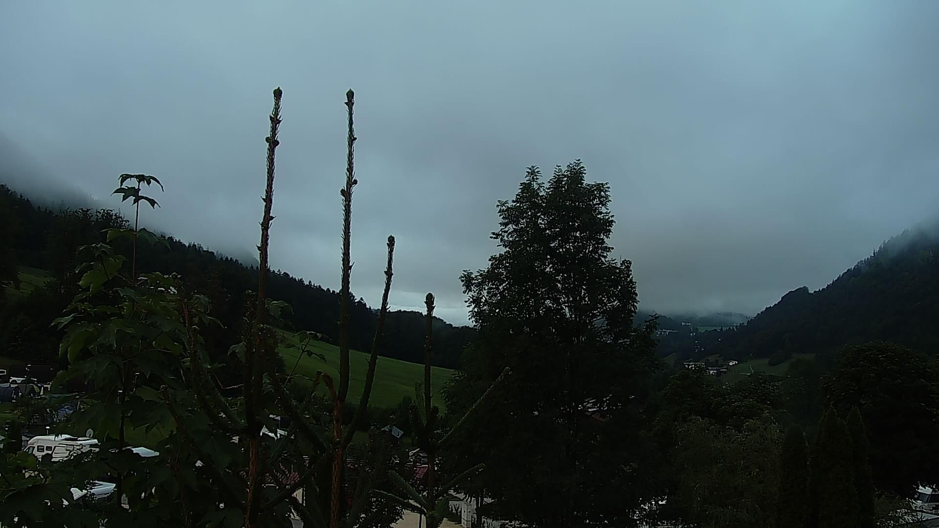 Archived image Webcam Berchtesgaden: Camping Site Allweglehen