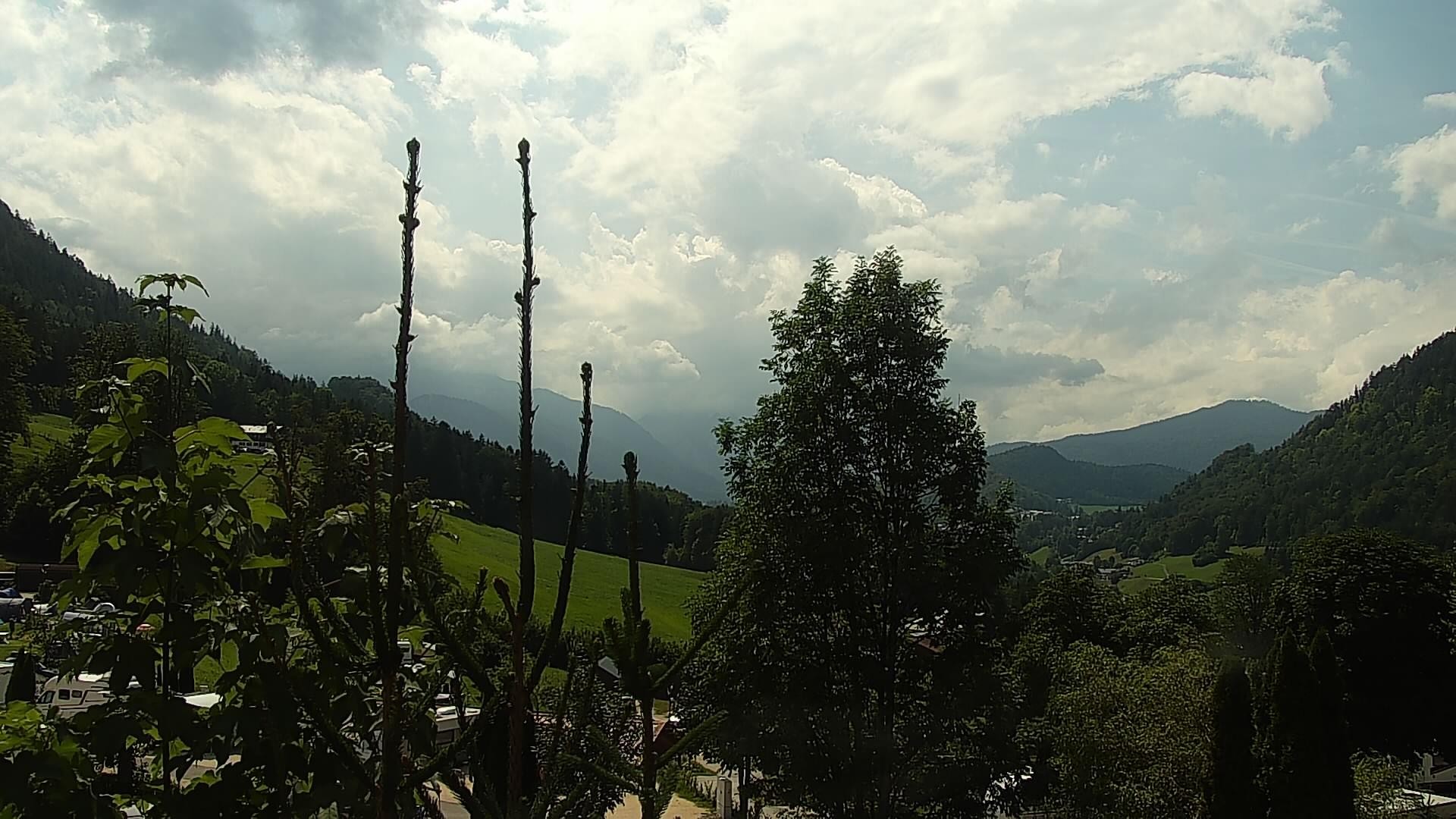 Archived image Webcam Berchtesgaden: Camping Site Allweglehen
