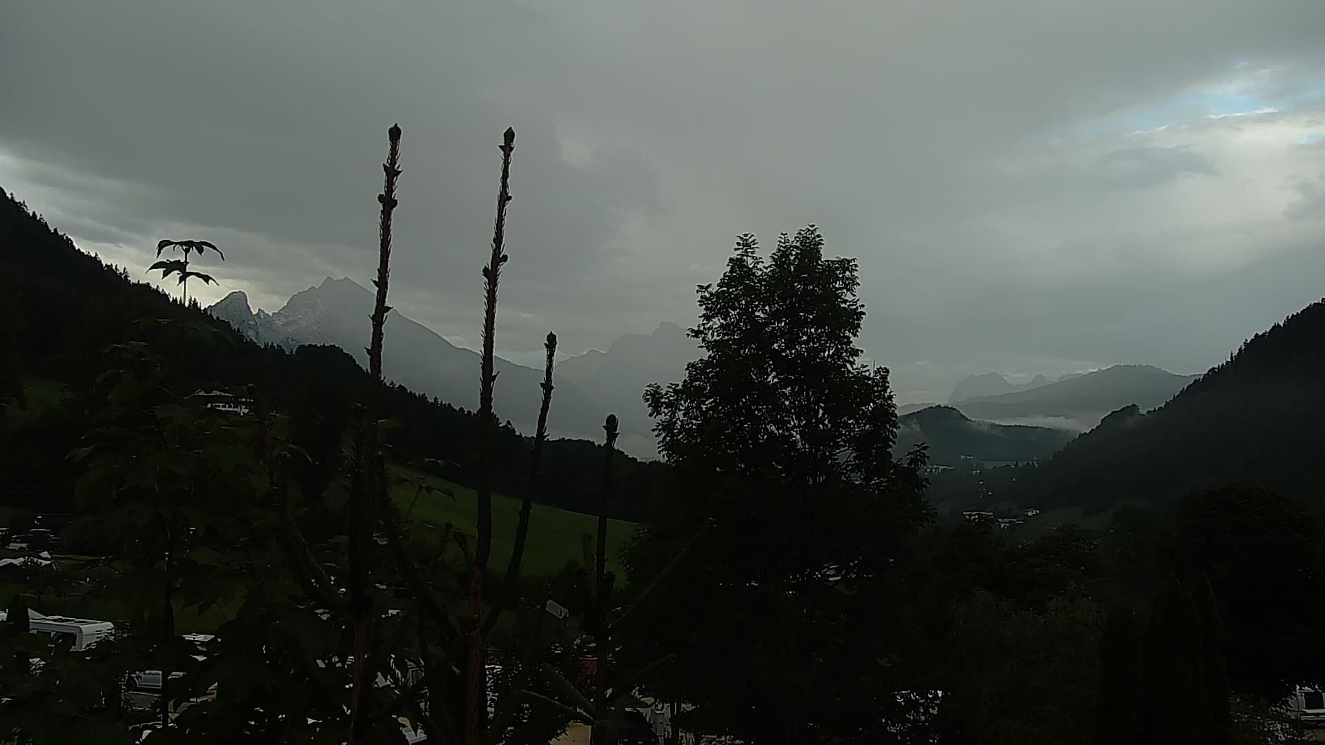 Archived image Webcam Berchtesgaden: Camping Site Allweglehen