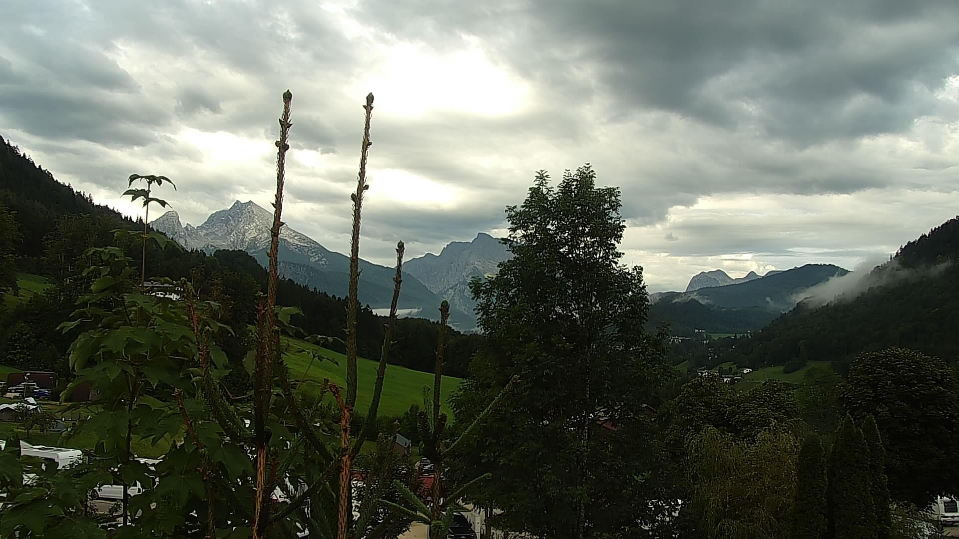 Archived image Webcam Berchtesgaden: Camping Site Allweglehen