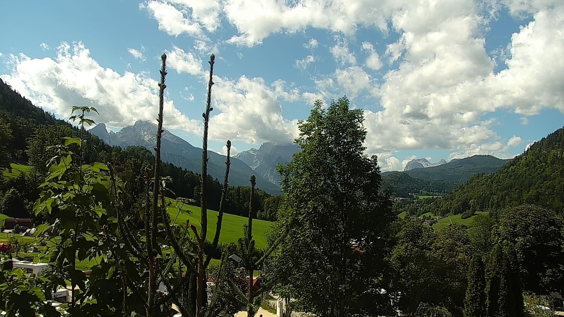 Archived image Webcam Berchtesgaden: Camping Site Allweglehen