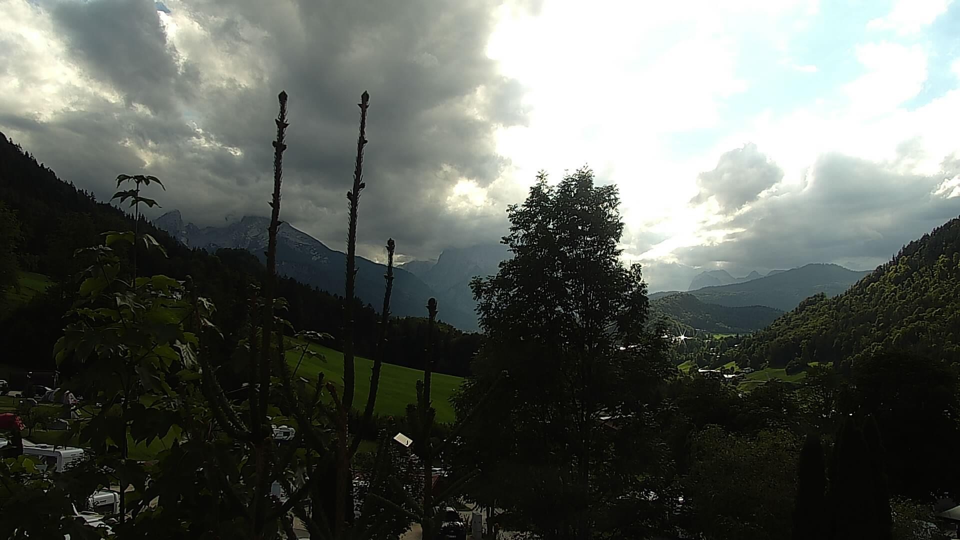Archived image Webcam Berchtesgaden: Camping Site Allweglehen
