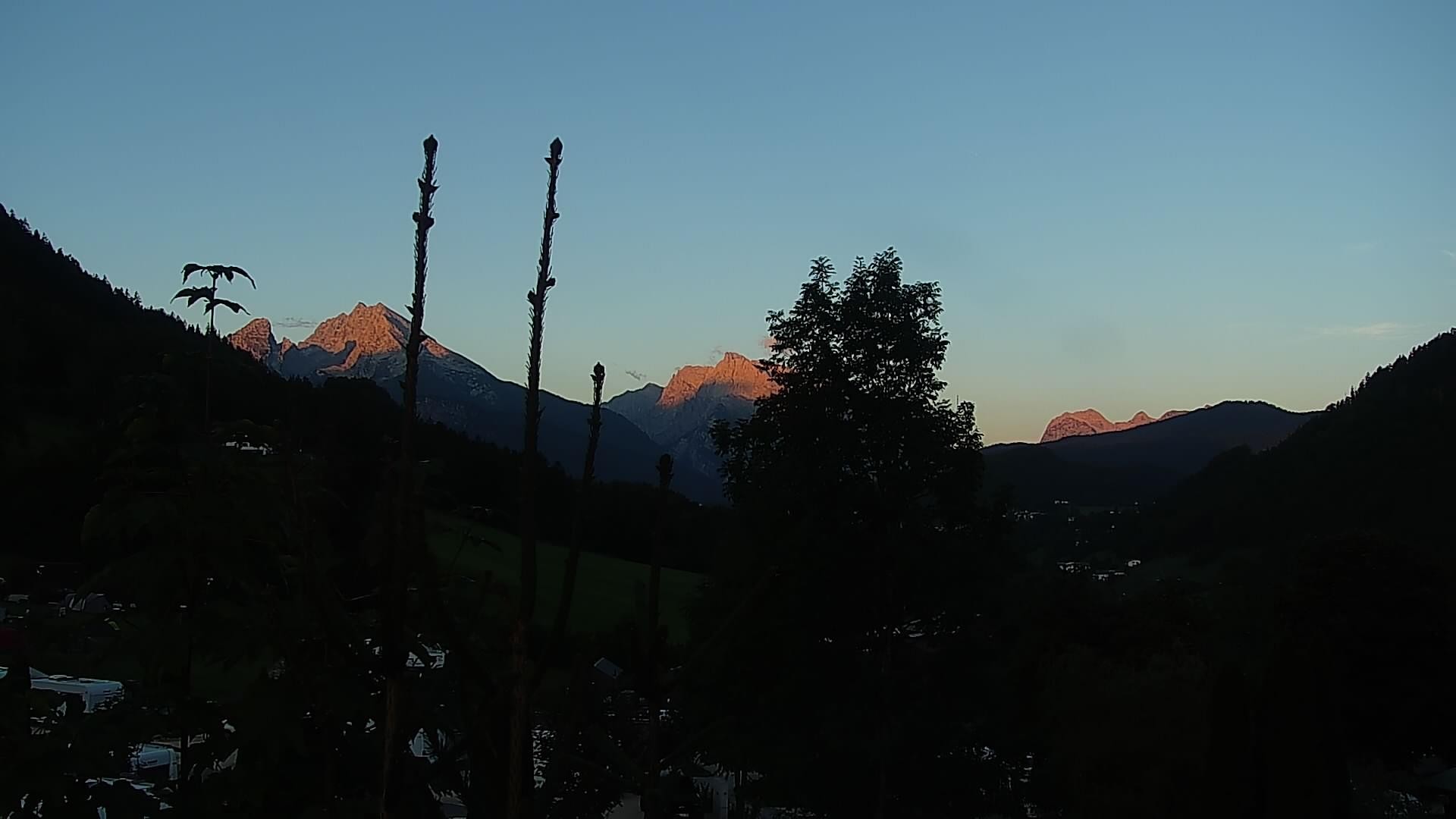 Archived image Webcam Berchtesgaden: Camping Site Allweglehen