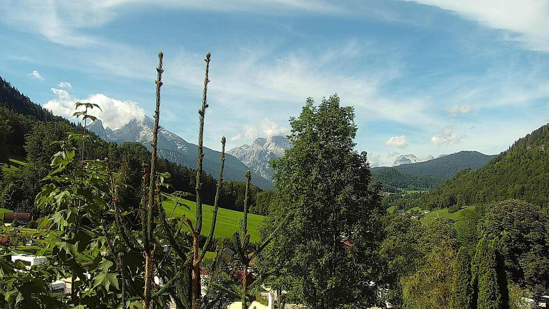 Archived image Webcam Berchtesgaden: Camping Site Allweglehen
