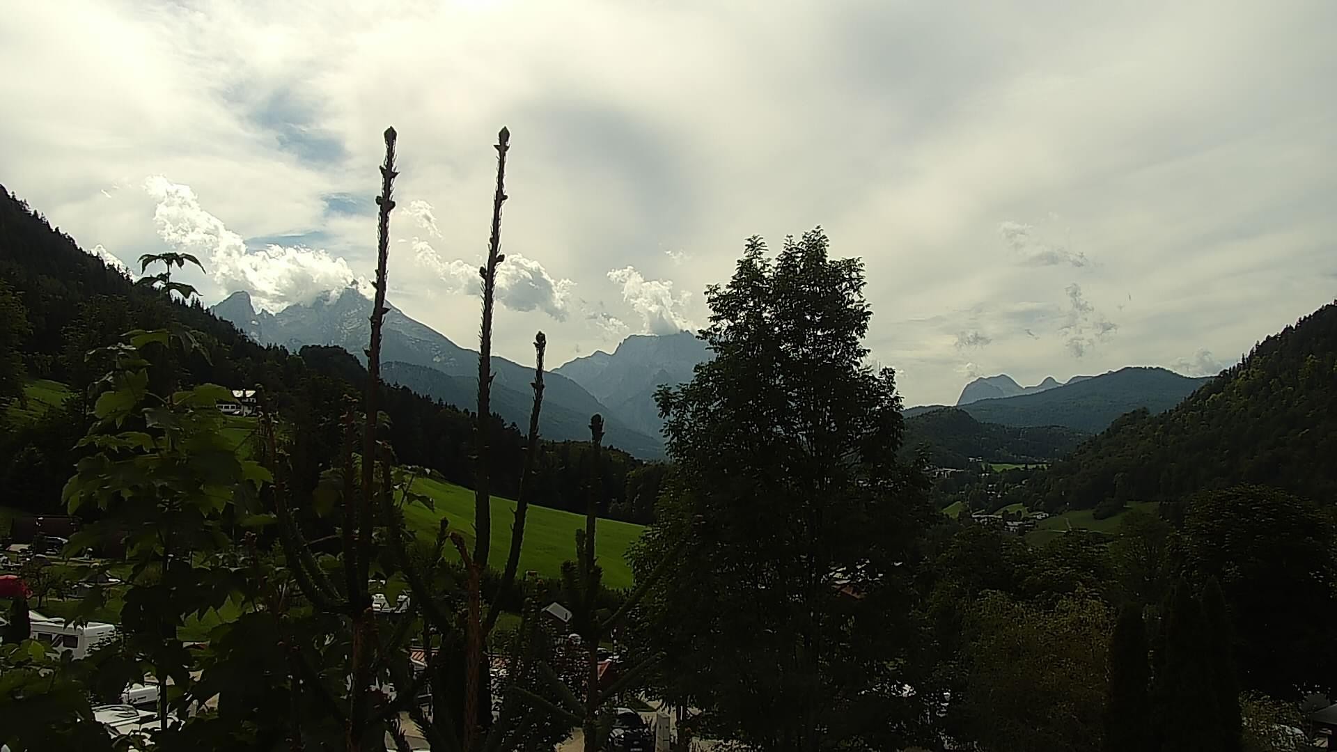 Archived image Webcam Berchtesgaden: Camping Site Allweglehen