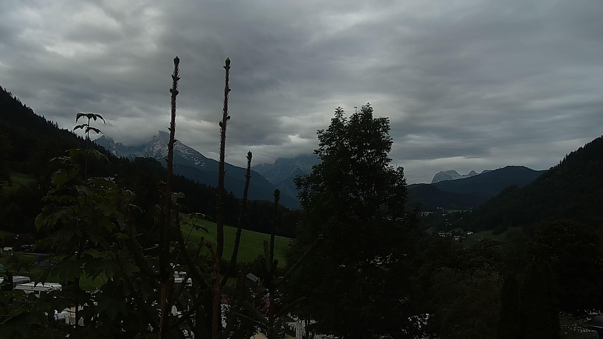 Archived image Webcam Berchtesgaden: Camping Site Allweglehen