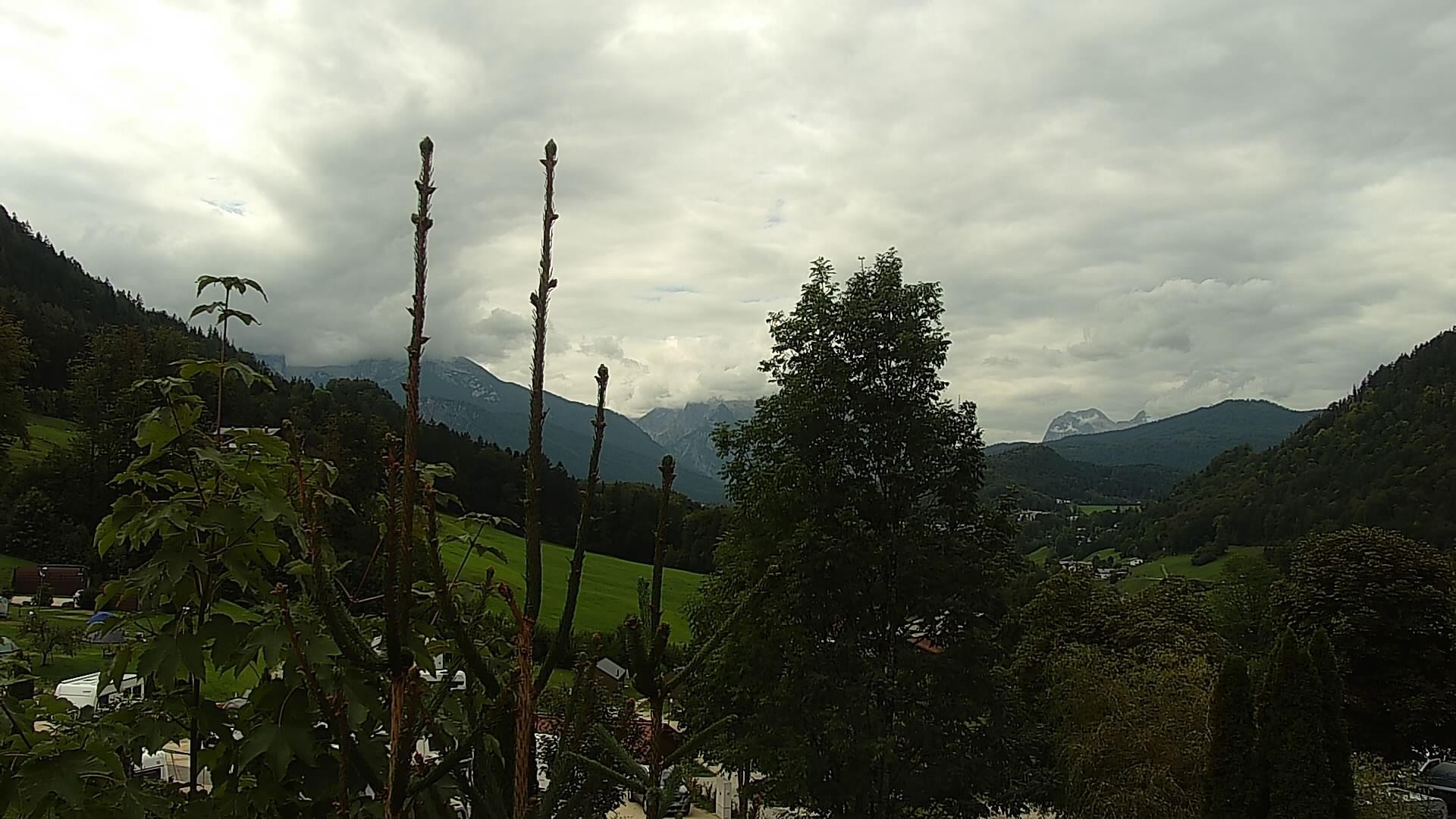 Archived image Webcam Berchtesgaden: Camping Site Allweglehen