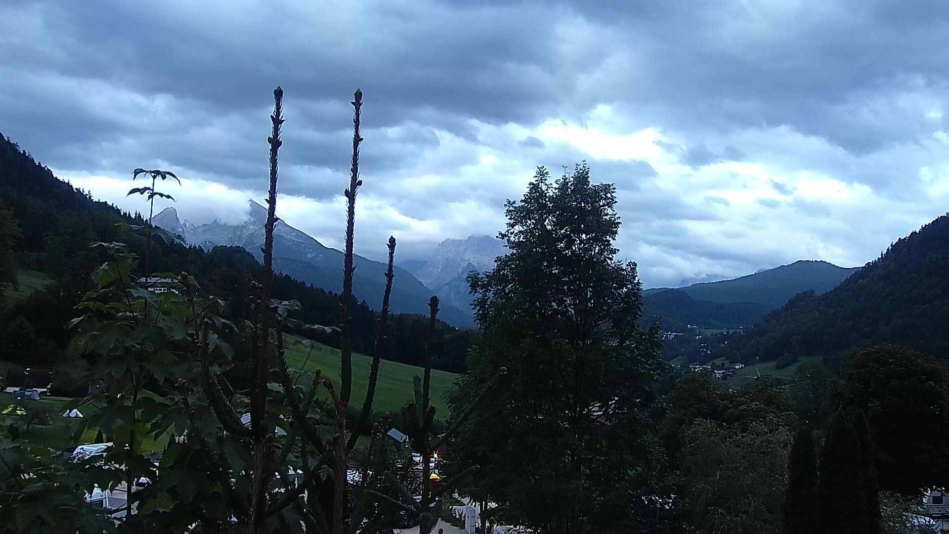 Archived image Webcam Berchtesgaden: Camping Site Allweglehen