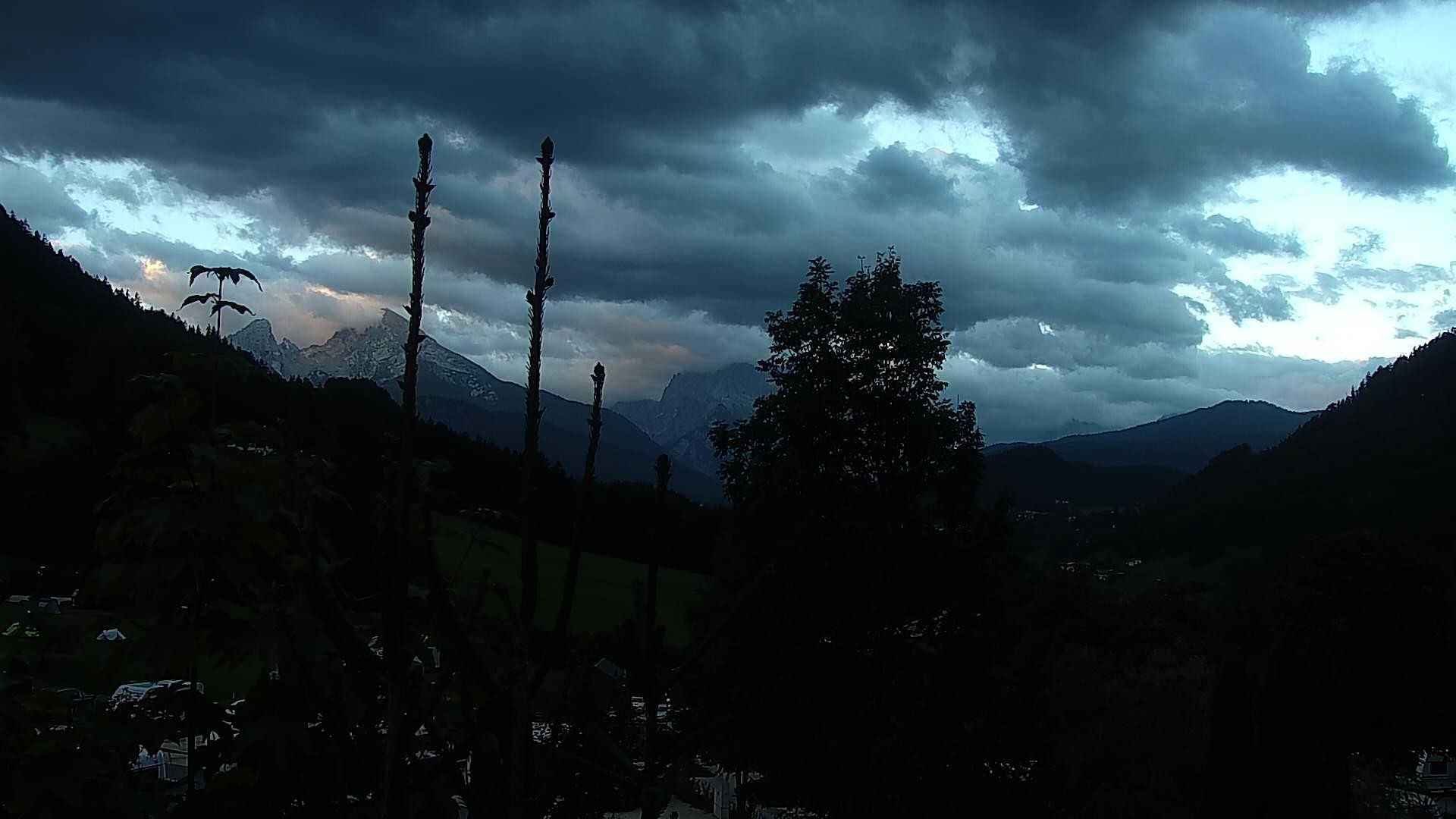 Archived image Webcam Berchtesgaden: Camping Site Allweglehen